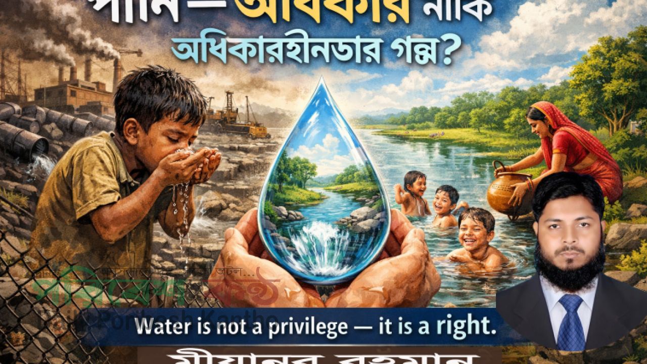পানি—অধিকার নাকি অধিকারহীনতার গল্প?