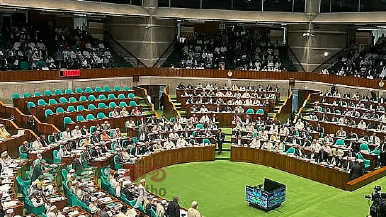 সংবিধান সংস্কার পরিষদ ইস্যুতে সংসদে উত্তেজনা, হট্টগোল