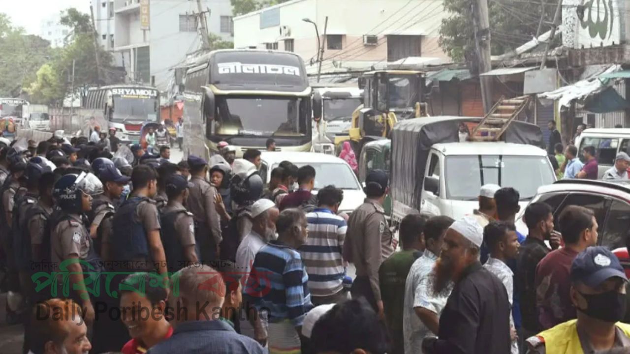 সায়েদাবাদে ডিএসসিসি’র বিশাল অভিযান: ১০০ অবৈধ বাস কাউন্টার সিলগালা