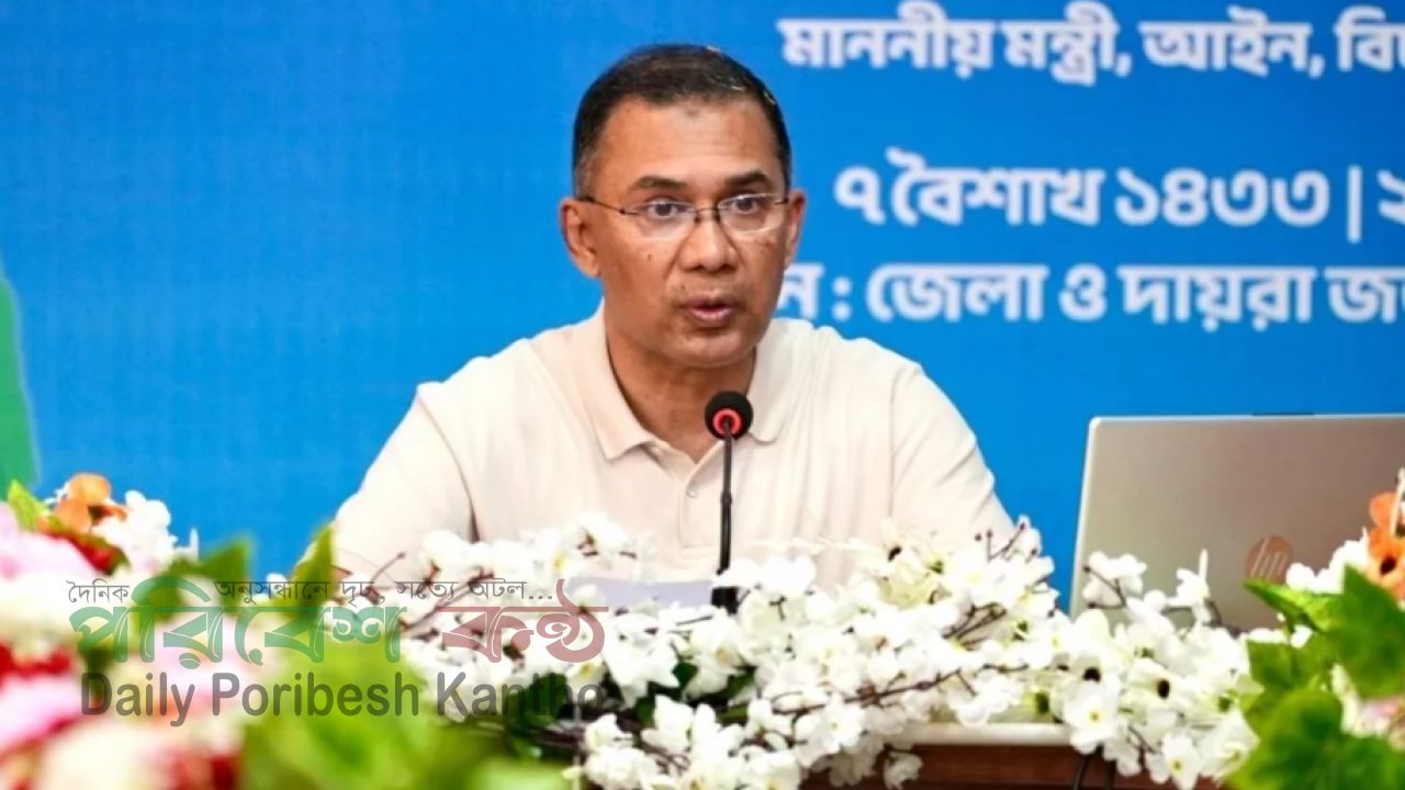 সুশাসনের মূল ভিত্তি হলো প্রকৃত ন্যায়বিচার ও ন্যায়পরায়ণ বিচারক: প্রধানমন্ত্রী তারেক রহমান