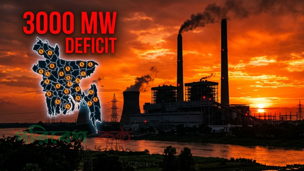 জ্বালানি সংকটে বিদ্যুৎ খাতে বড় ঘাটতির শঙ্কা: দেশজুড়ে লোডশেডিংয়ের পূর্বাভাস