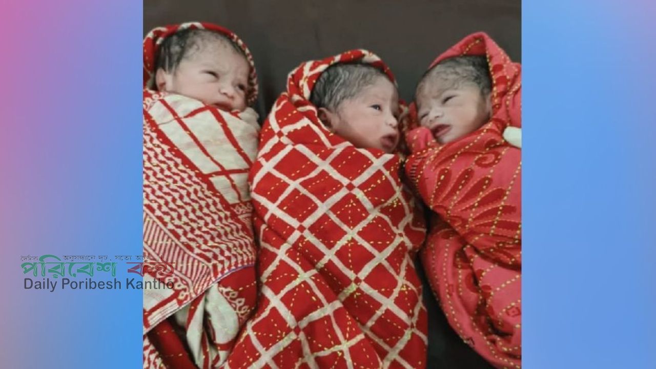 হাটহাজারীতে একসঙ্গে তিন শিশুর জন্ম