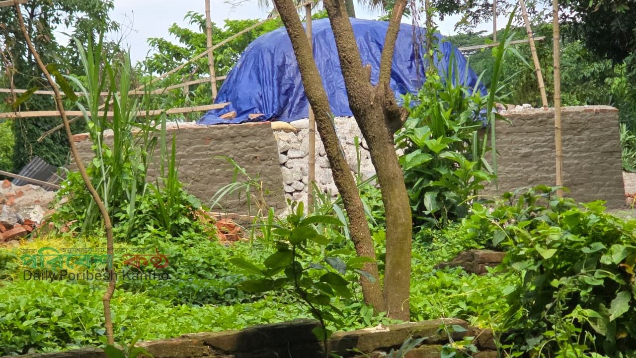 জনবহুল এলাকায় অবৈধ চুনা পোড়ানোর কারখানা, গ্যাস চুরির অভিযোগে উত্তাল পিরোজপুর