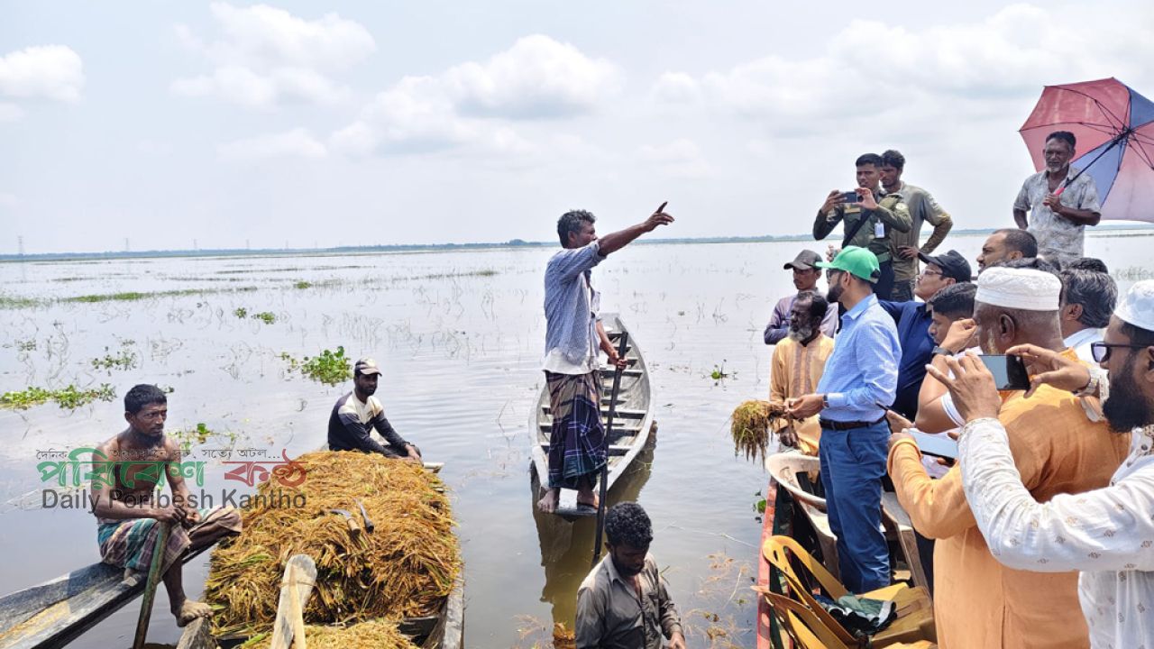 হাওরাঞ্চলের ক্ষতিগ্রস্ত কৃষক ও মৎস্যজীবীদের তালিকা প্রস্তুত হচ্ছে: জেলা প্রশাসক