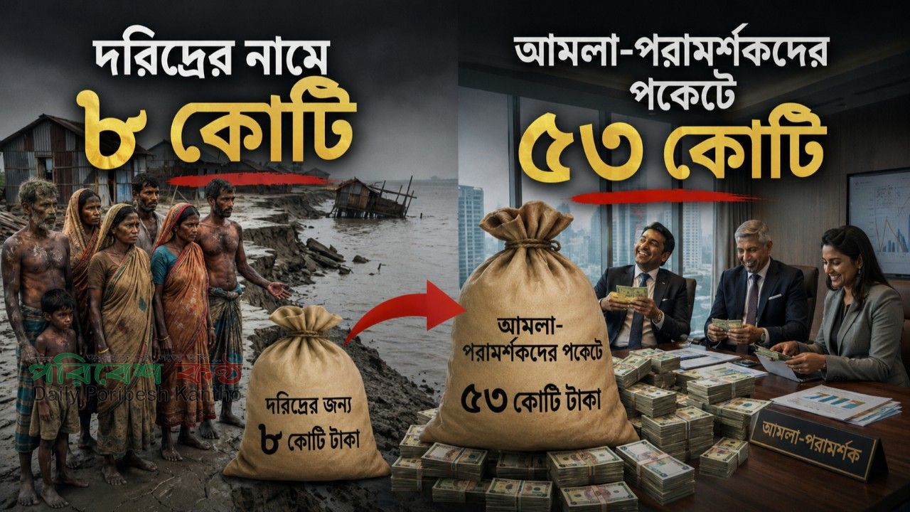 দরিদ্রের নামে ৮ কোটি, আমলা-পরামর্শকদের পকেটে ৫৩ কোটি
