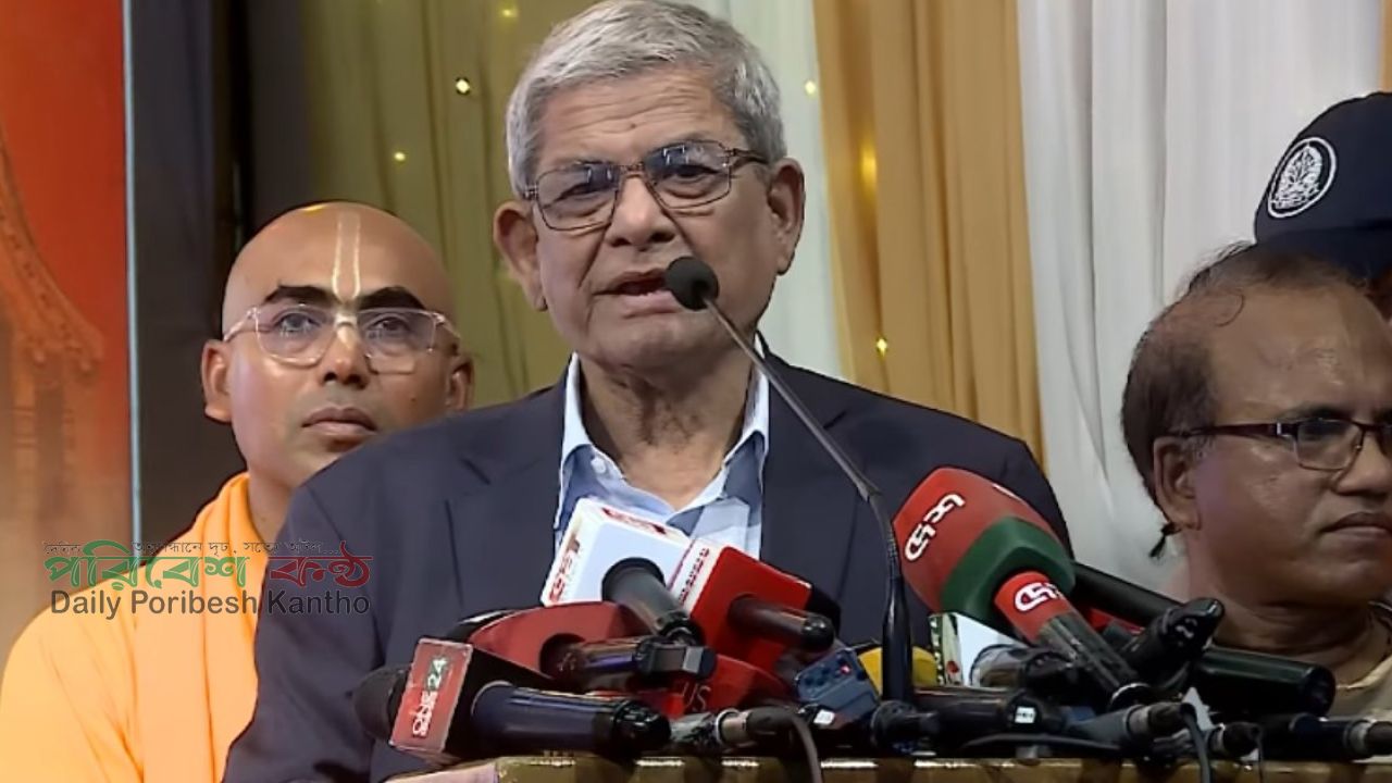 রথযাত্রার অনুষ্ঠানে গিয়ে অসুস্থ হয়ে পড়লেন মির্জা ফখরুল