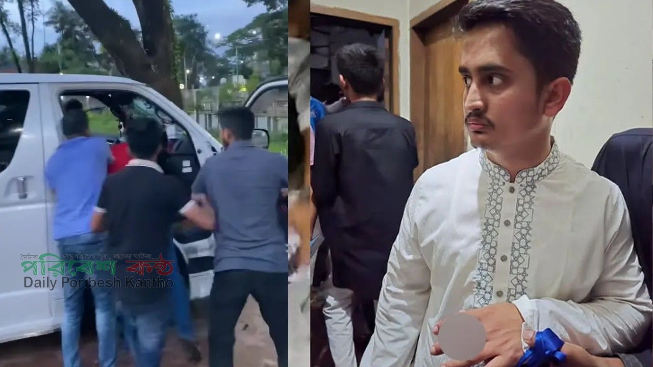হবিগঞ্জে সারজিস আলমের গাড়িবহরে হামলা