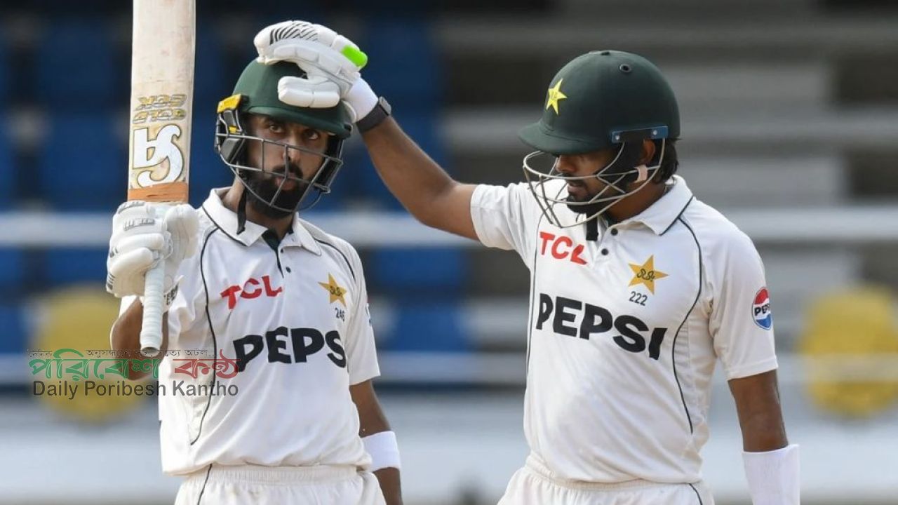 বাবর-শফিকের হাত ধরে ৫৯ বছরের খরা কাটাল পাকিস্তান