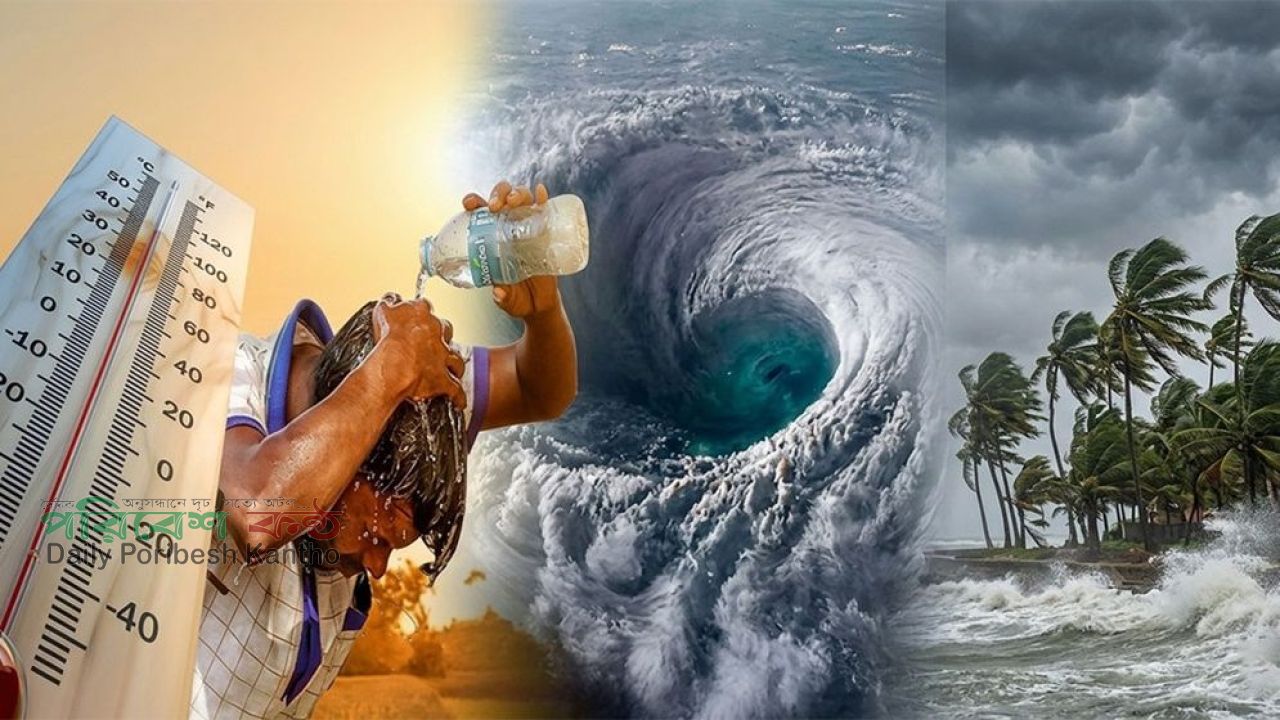 ধেয়ে আসছে মৌসুমি নিম্নচাপ, তাপপ্রবাহের সঙ্গে হানা দিতে পারে বজ্রঝড়