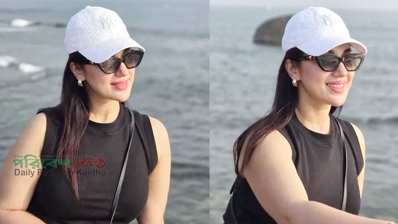 স্টাইলিশ আউটফিটে নজর কাড়লেন অপু বিশ্বাস