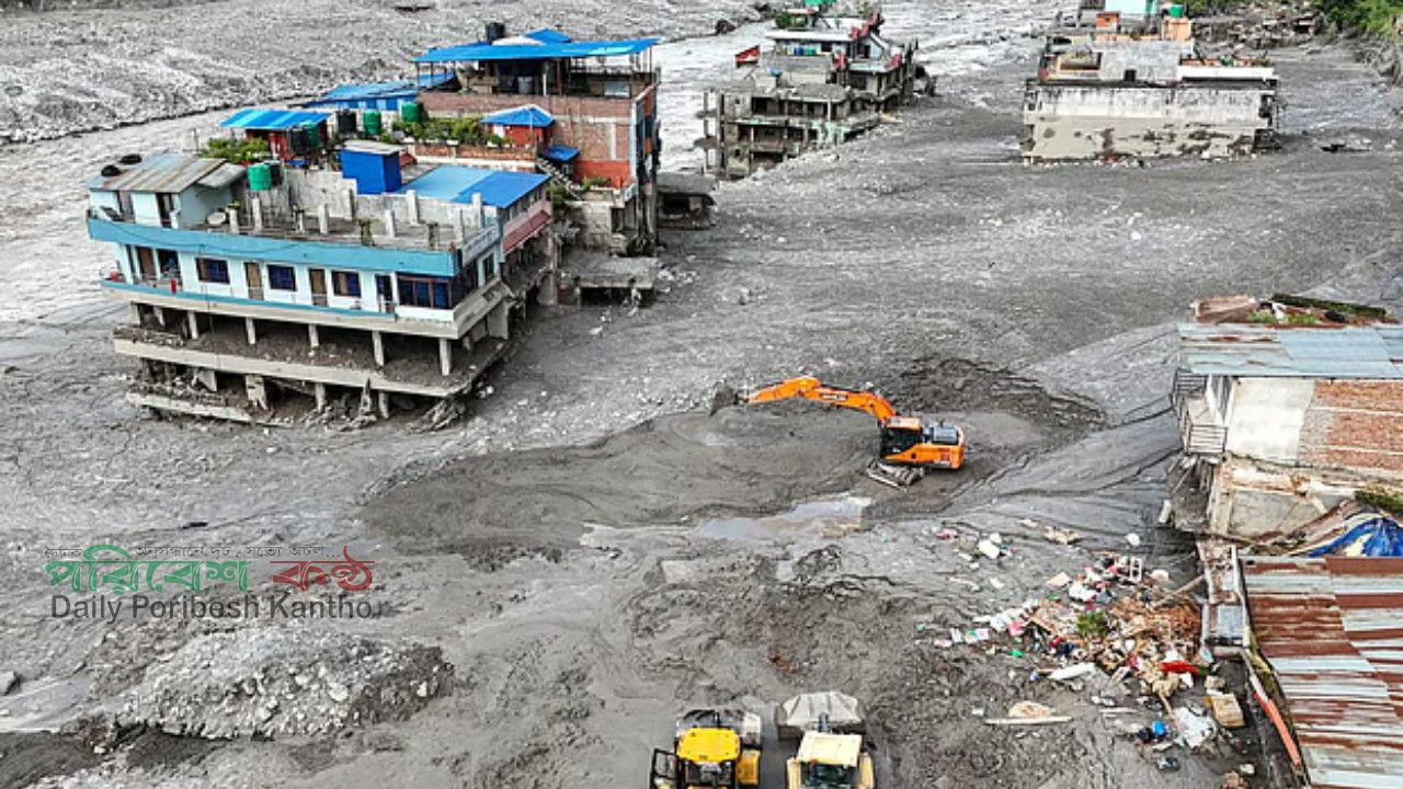 হিমালয়ে জলবায়ু বিপর্যয়: নেপাল সীমান্তে ভয়াবহ বন্যা