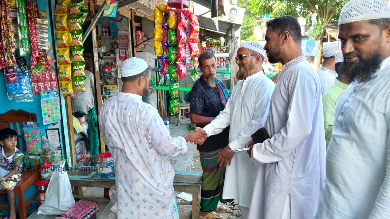 ঢাকা-চট্টগ্রাম লং মার্চ সফল করতে সোনারগাঁয়ে জনসংযোগে ড. আসগর আলী