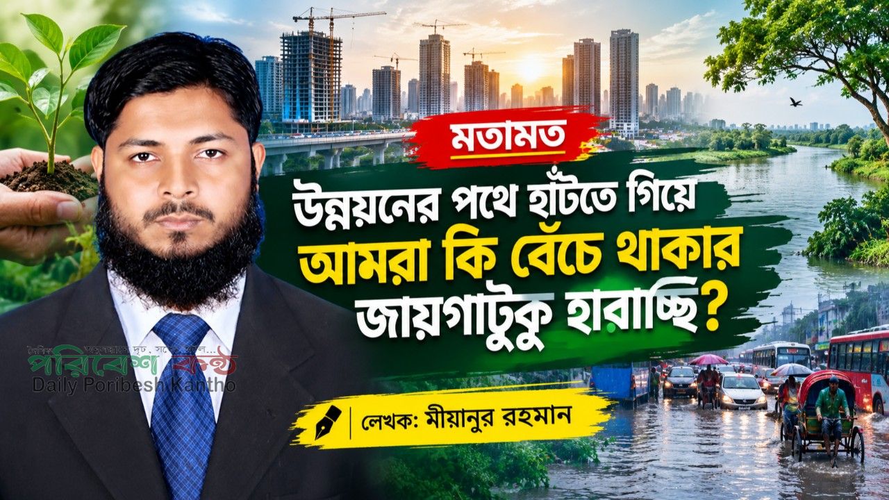 উন্নয়নের পথে হাঁটতে গিয়ে আমরা কি বেঁচে থাকার জায়গাটুকু হারাচ্ছি?