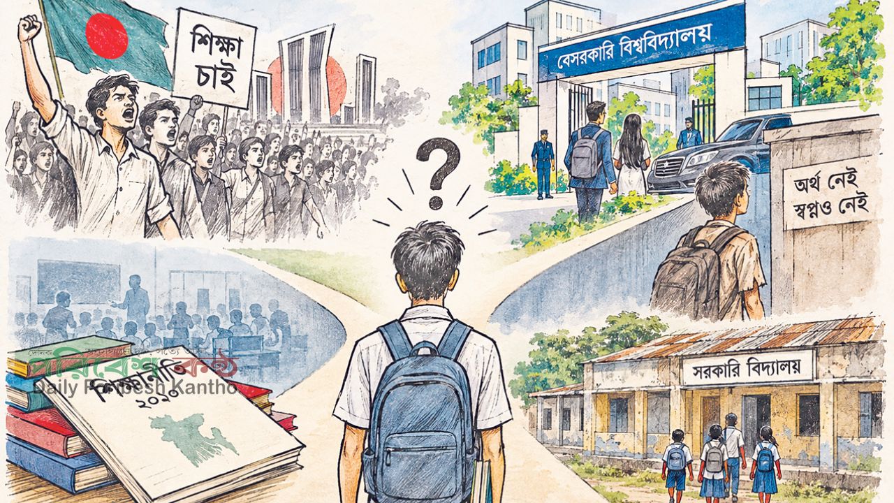 শিক্ষাব্যবস্থার দীনতা থেকে মুক্তি কবে মিলবে