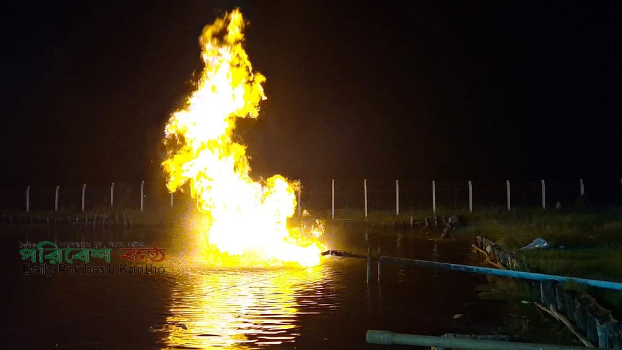 নোয়াখালীতে নতুন কূপে গ্যাস, দিনে ৫০-৭০ লাখ ঘনফুট উত্তোলনের আশা