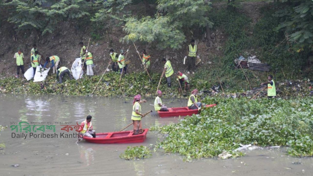 মোহাম্মদপুরে খাল পুনরুদ্ধারে ৪৫ দিনের পরিচ্ছন্নতা অভিযান