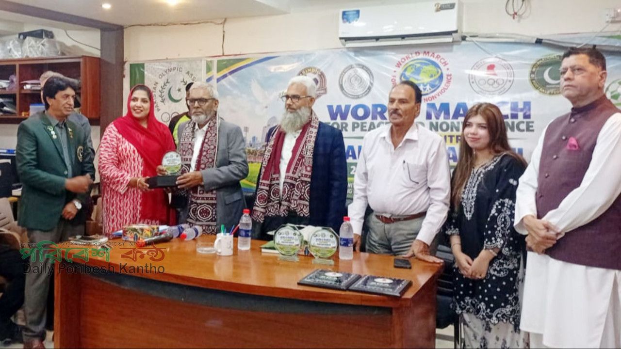 করাচী ও লাহোরে বাংলাদেশের মানবাধিকার প্রতিনিধিদ্বয়কে সংবর্ধনা